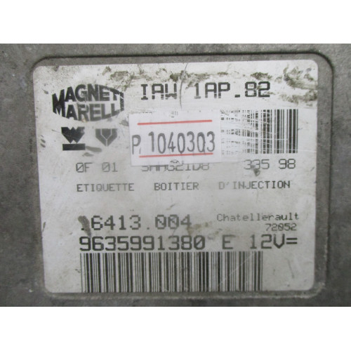 Peugeot 206 1.4 Motor Beyni IAW1AP.82 9635991380