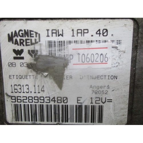 Citroen ZX Motor Beyni 9628993480 IAW 1AP.40