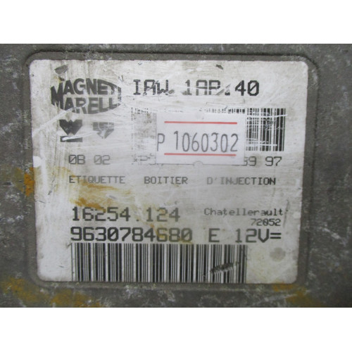 Peugeot 106 Motor Beyni 9630784680 IAW1AP.40
