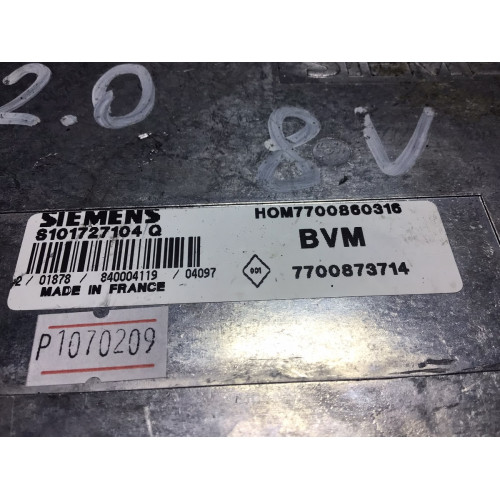 Renault Laguna 2.0 Motor Beyni S101727104Q HOM7700860316 7700864485