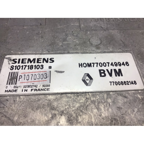 Renault Reno 19 Motor Beyni S101718103 HOM7700749946