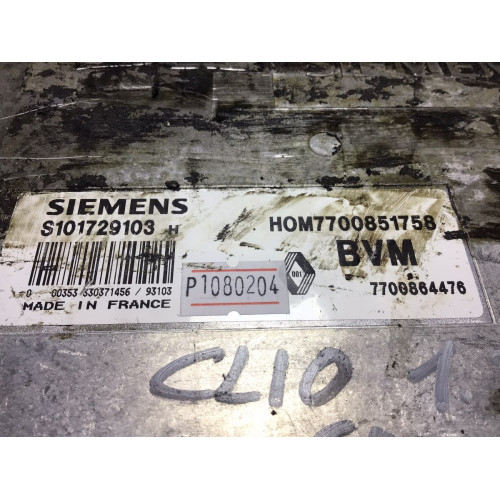 Renault Clio 1.2 Motor Beyni S101729103 7700864476