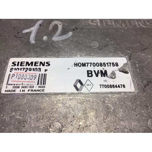 Renault Clio 1.2 Motor Beyni S101729103P S101729103 7700864476
