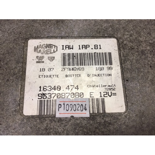 Peugeot 206 Motor Beyni 9637087080 IAW1AP.81