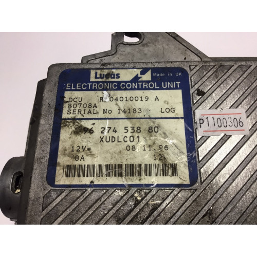 Citroen Peugeot 406 2.1 Motor Beyni 9627453880 XUDLC01