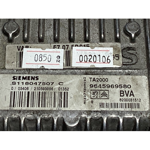 Citroen C5 2.0 HDİ Şanzıman Beyni S118047507C 964596580 TA2000