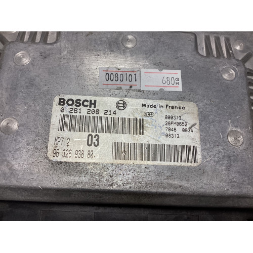 Peugeot 306 Citroen Xsara Motor Beyni MP7.2 0261206214 9632693880