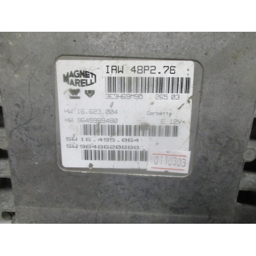 Citroen C3 1.1 Motor Beyni IAW48PC.7G 9645989480 9646570080