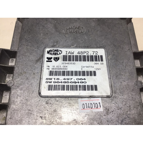 Peugeot 206 1.1 Motor Beyni IAW48P2.72 9645989480 9648568480