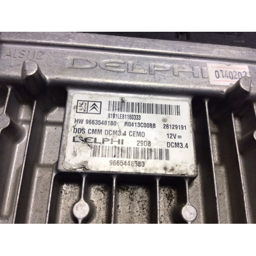 Peugeot 308 Motor Beyni 9663548180 R0413C008B 28129191