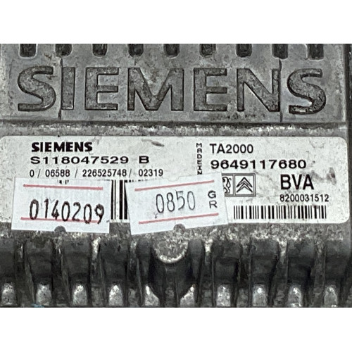 Peugeot 307 2.0 Şanzıman Beyni S118047529B 9649117680 TA2000 