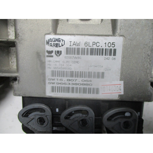 Peugeot 207 Motor Beyni IAW6PLC.105 9654596080 9663380880 