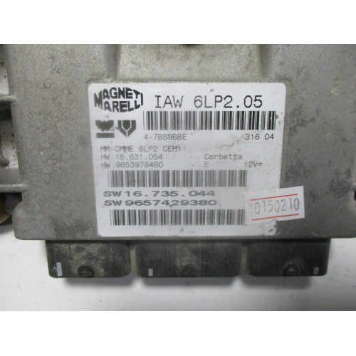 Peugeot 307 Citroen C4 Motor Beyni IAW6LP2.05 9653979480 9657429380