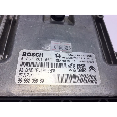 Peugeot 308 1.4 Motor Beyni 0261201863 MEV17.4 9666235880