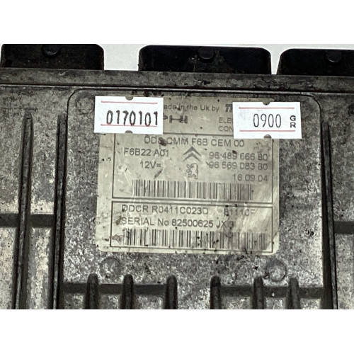 Citroen C3 1.4 HDI Dizel Motor Beyni 9648966680 9656908380 R0411C023D DDCR