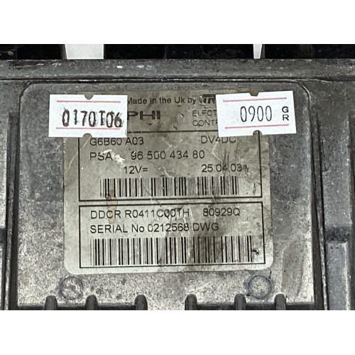 Citroen C3 1.4 HDI Motor Beyni 9650043480 DDCR