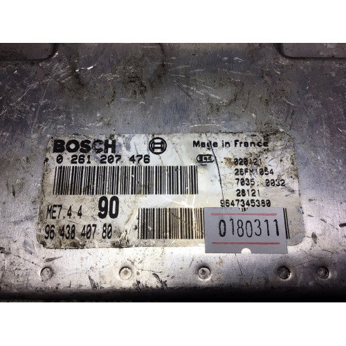 Citroen Xsara 1.6 Motor Beyni 0261207476 9643840780 ME7.4.4