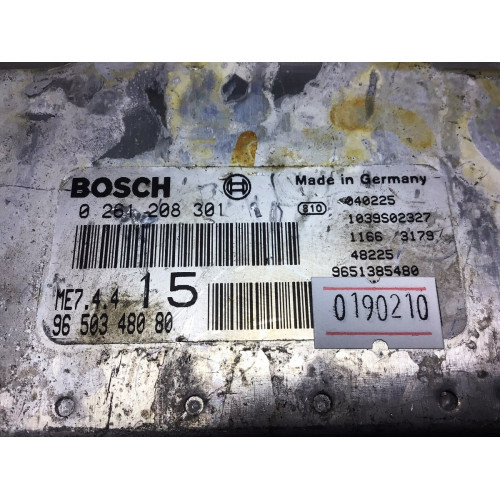 Peugeot 307 1.6 Motor Beyni 0261208301 9650348080 ME7.4.4