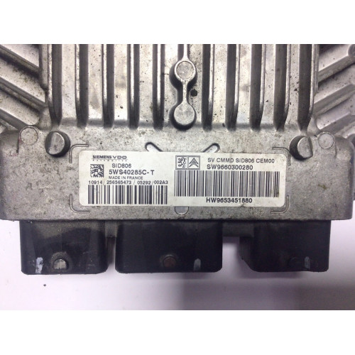 Citroen C3 1.4 Motor Beyni 5WS40285C-T 9660300280 9653451880 SID806