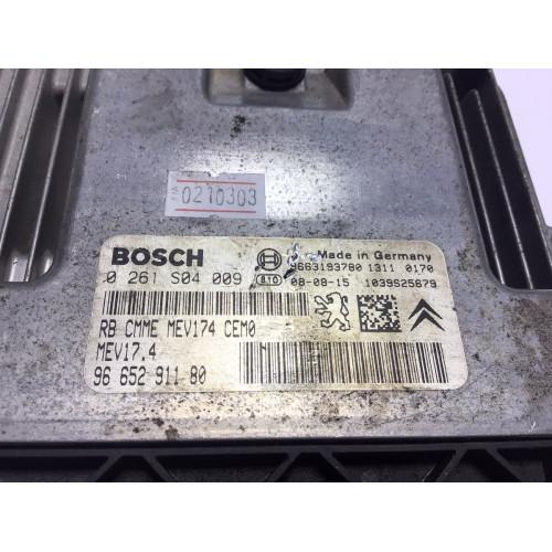 Peugeot 207 308 Motor Beyni 9665291180 0261S04009 MEV17.4