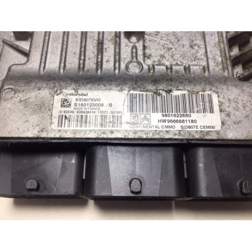 Citroen C4 1.6 Motor Beyni S180123008B 9804127280 9666681180 SID807EVO