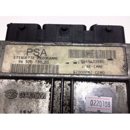 Citroen C2 C3 1.4 Motor Beyni 9657018180 9649433980