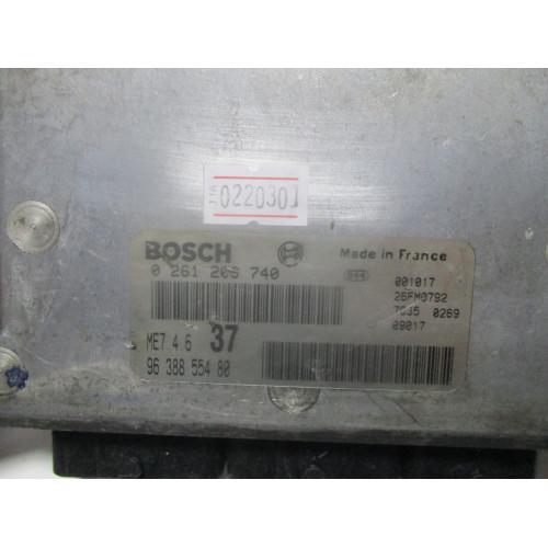 Peugeot 406 3.0 Motor Beyni 0261206740 9638855480 ME7.4.6