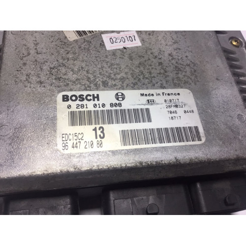 Citroen C5 2.0 HDI Motor Beyni EDC15C2 13 0281010808 9644721080
