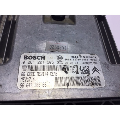 Peugeot 207 308 1.6 Motor Beyni 0261201505 MEV17.4 9664738680