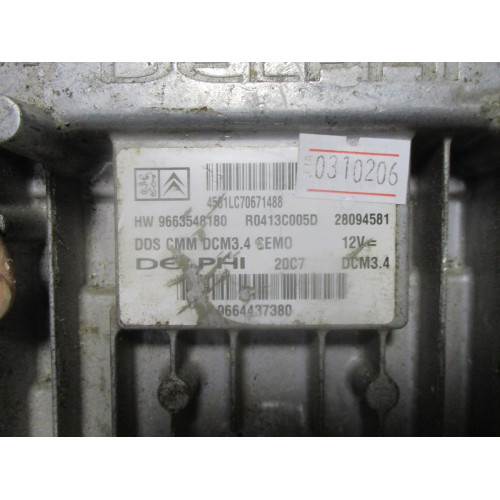 Peugeot 307 2.0 Motor Beyni R0413C005D 28094581 9663548180 96644337380 DCM3.4