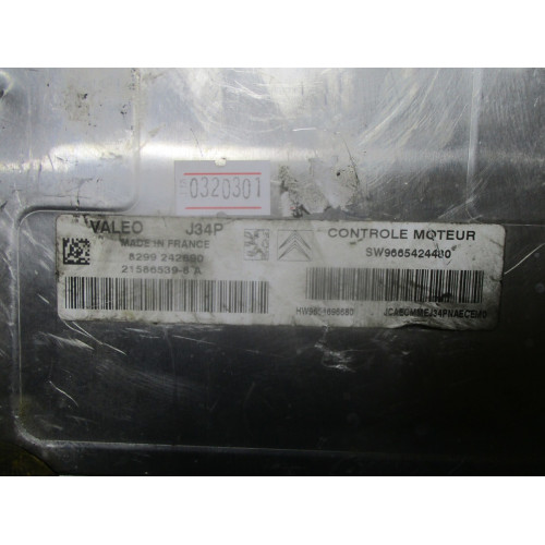 Peugeot 207 Citroen C2 C3 1.4 Motor Beyni 21586539-8A 9651696680 9665424480 J34P 8299242690