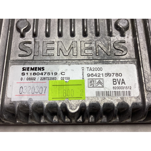 Peugeot 206 Şanzıman Beyni S118047519C 9642159780 TA2000