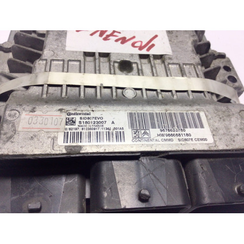  Peugeot Citroen Motor Beyni S180123007A 9666681180 9678628780 SID807EVO