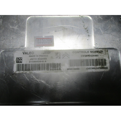 Peugeot 207 Citroen C2 C3 1.4 Motor Beyni 21586539-8 9651696680 9665424480 J34P 0210832349