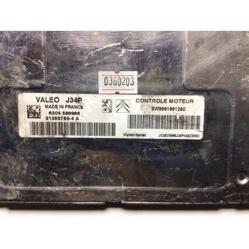 Peugeot 206 Motor Beyni 21585785-4A 6204566988
