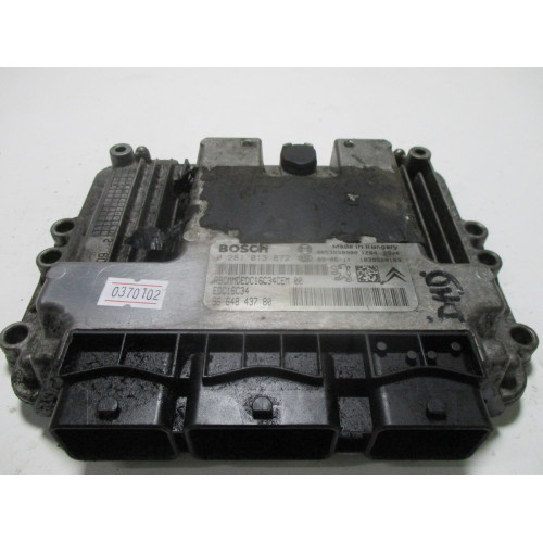 Peugeot 308 1.6 HDI Motor Beyni 0281013872 EDC16C34 9664843780