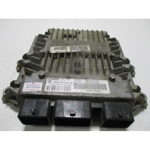 Peugeot 307 2.0 Motor Beyni 5WS40104C-T HW9647423380