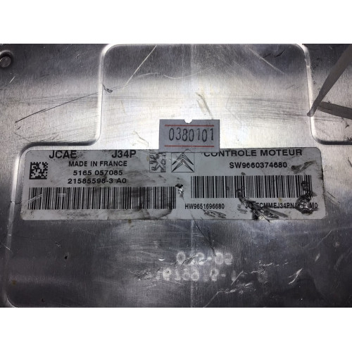 Citroen Motor Beyni 5165057085 21585598-3A0 SW9660374680 HW9651696680
