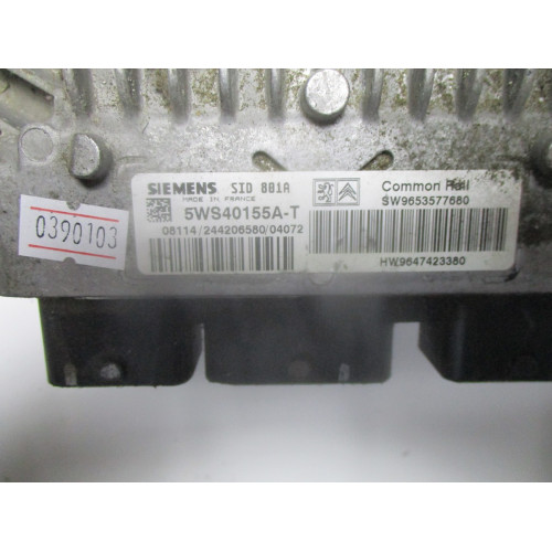 Peugeot Partner Motor Beyni 5WS40155A-T SW9653577680