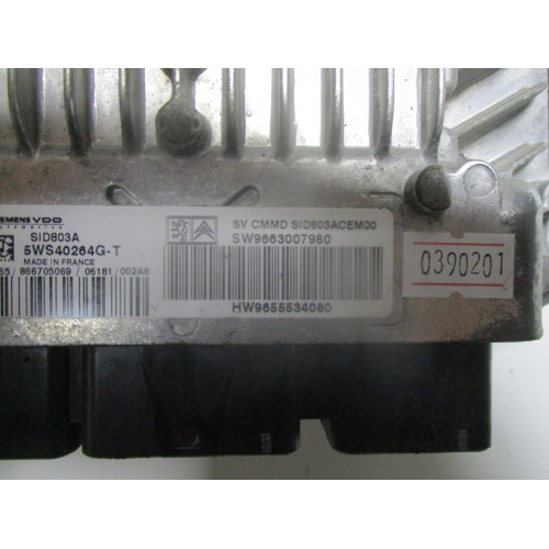 Peugeot 407 Motor Beyni SID803A 5WS40264G-T SW9663007980