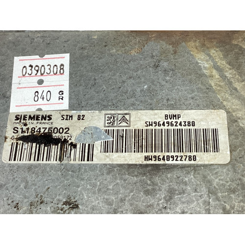 Citroen C2 C3 Şanzıman Beyni S118475002G SW9649624380 SW9640922780 SIM82