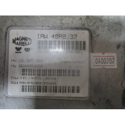 Peugeot 206 1.1 Motor Beyni IAW48P2.37 9644954680 9645393580