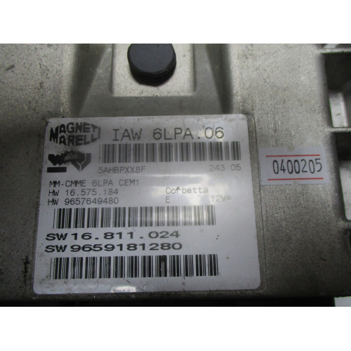 Peugeot 307 Motor Beyni IAW6LPA.06 16.575.184 9657649480 