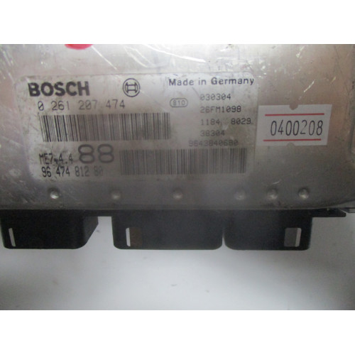 Peugeot 307 Motor Beyni ME7.4.4 0261207474 9647481280 
