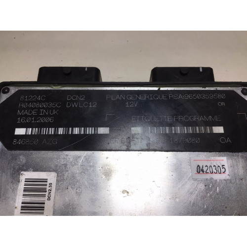 Peugeot Partner Motor Beyni R04080035C PSA9650359580