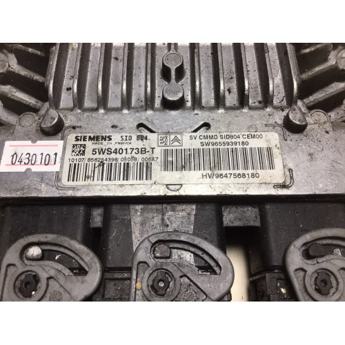 Citroen C3 1.4 Motor Beyni 5WS40173B-T 9655939180 9647568180 SID804