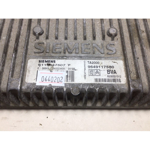 Citroen C5 2.0 HDİ Şanzıman Beyni S118047507F 9649117580 TA2000