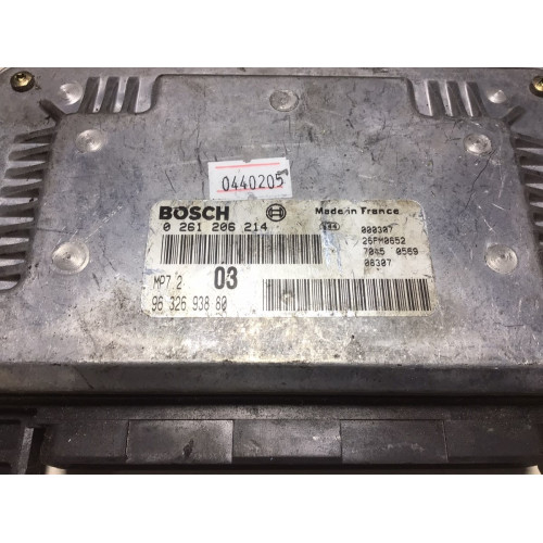 Peugeot 206 306 Motor Beyni MP7.2 9632693880 0261206214