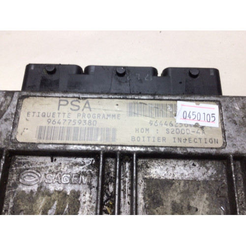 Peugeot 206 Motor Beyni 9647759380 9644625680 S2000-4A