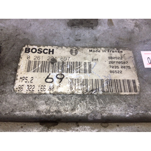 Citroen Xantia 2.0 Motor Beyni 0261204697 9632216680 mp5.2